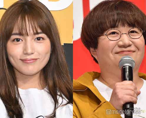 川口春奈&ハリセンボン近藤春菜、“Wはるな”で藤井 風ライブ参戦 グッズ装備2ショットに反響「最強」「お茶目で可愛い」