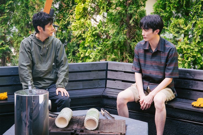 西島秀俊、杉野遥亮/「ユニコーンに乗って」第7話より(C)TBS