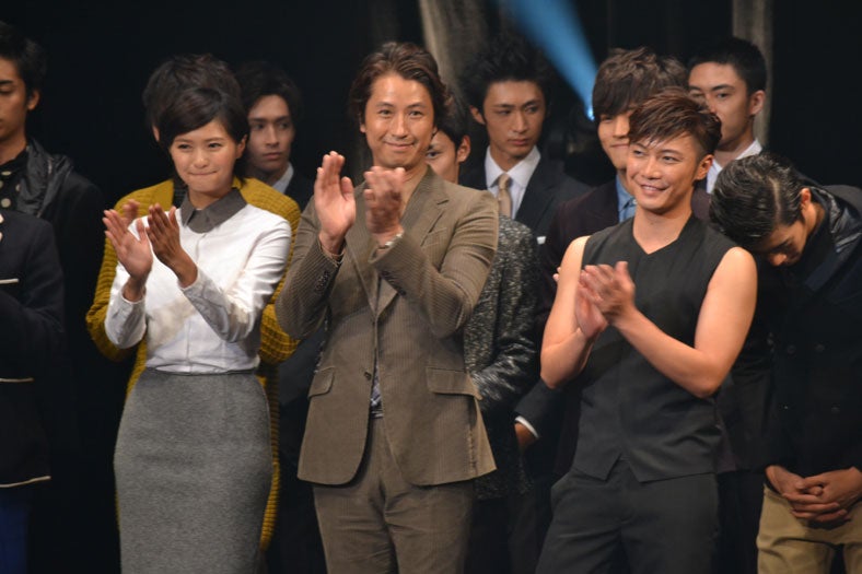 （左から）榮倉奈々、谷原章介、成宮寛貴