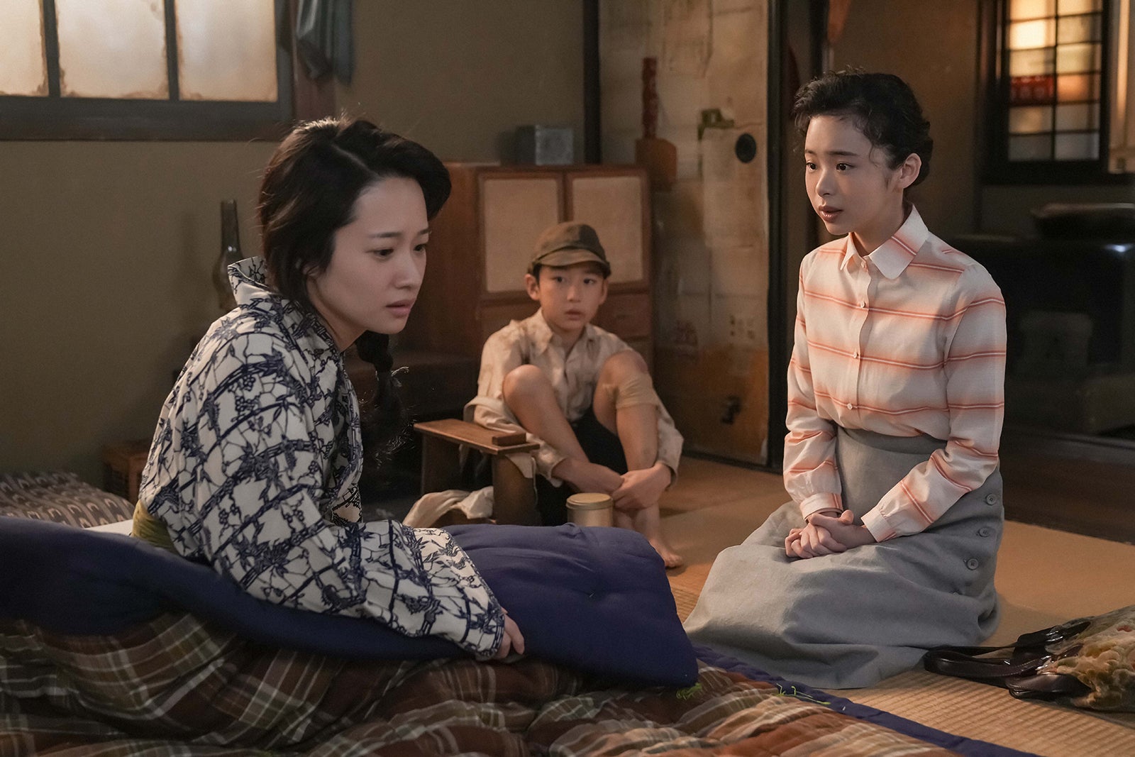 藤間爽子、蒼昴、趣里「ブギウギ」第95話（C）NHK