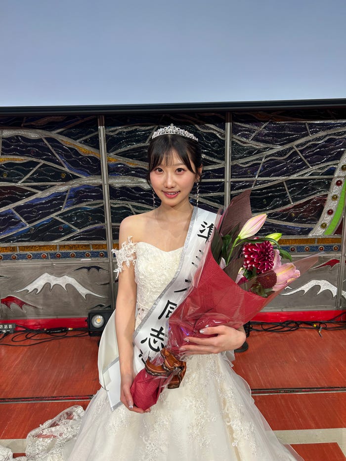 檜山叶果さん「ミスキャンパス同志社2024」より(提供写真)