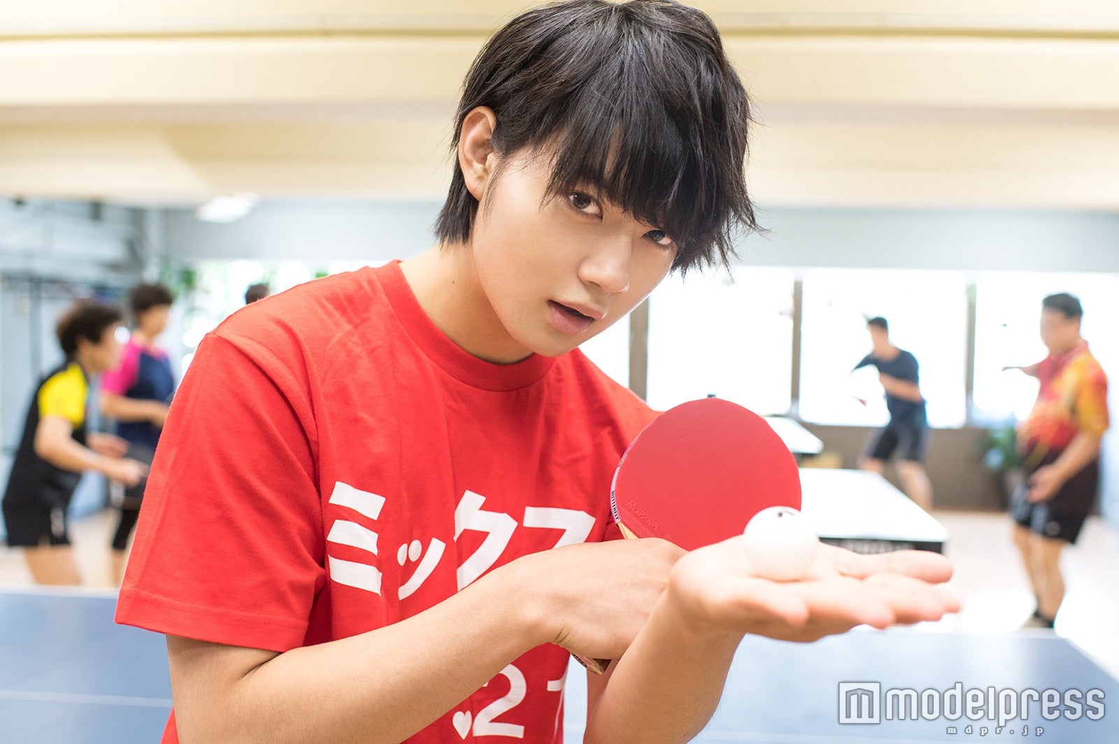 人生初の卓球大会に挑む佐野勇斗（C）モデルプレス