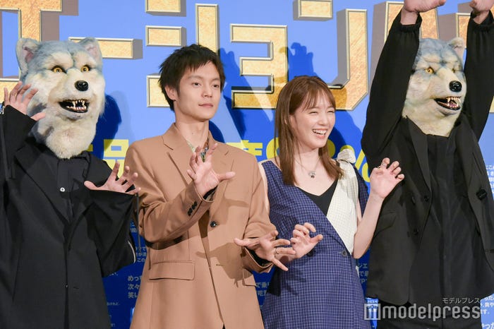 (左から)Jean-KenJohnny、窪田正孝、本田翼、KamikazeBoy(C)モデルプレス