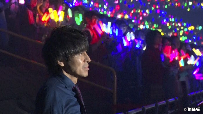 演劇プロデューサー・松田誠氏、埼玉スーパーアリーナにて(提供写真)