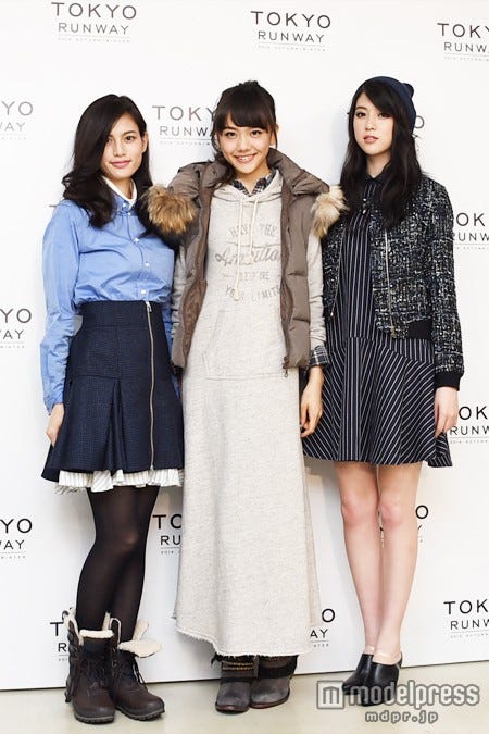 左から:立花恵理・松井愛莉・三吉彩花
