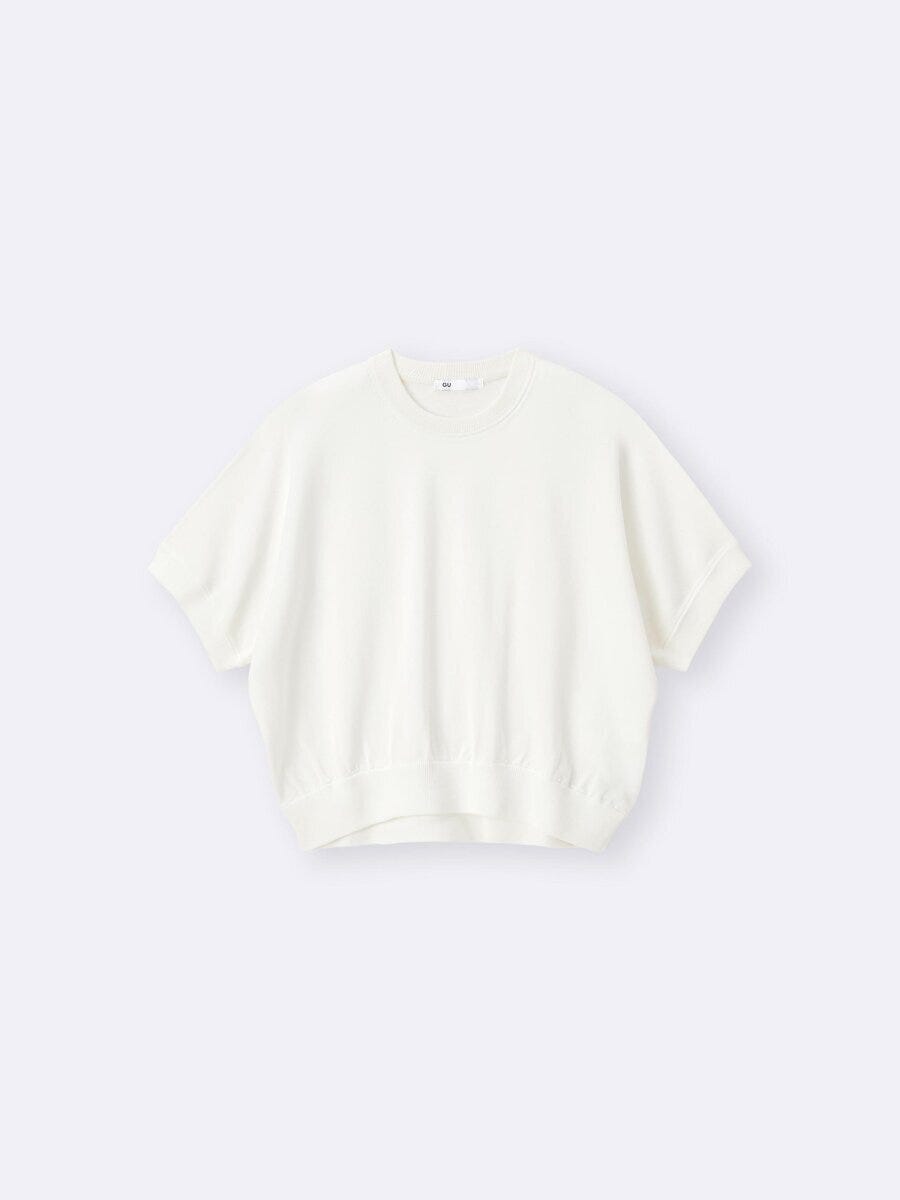 GUのウォッシャブルドルマンスリーブニットT