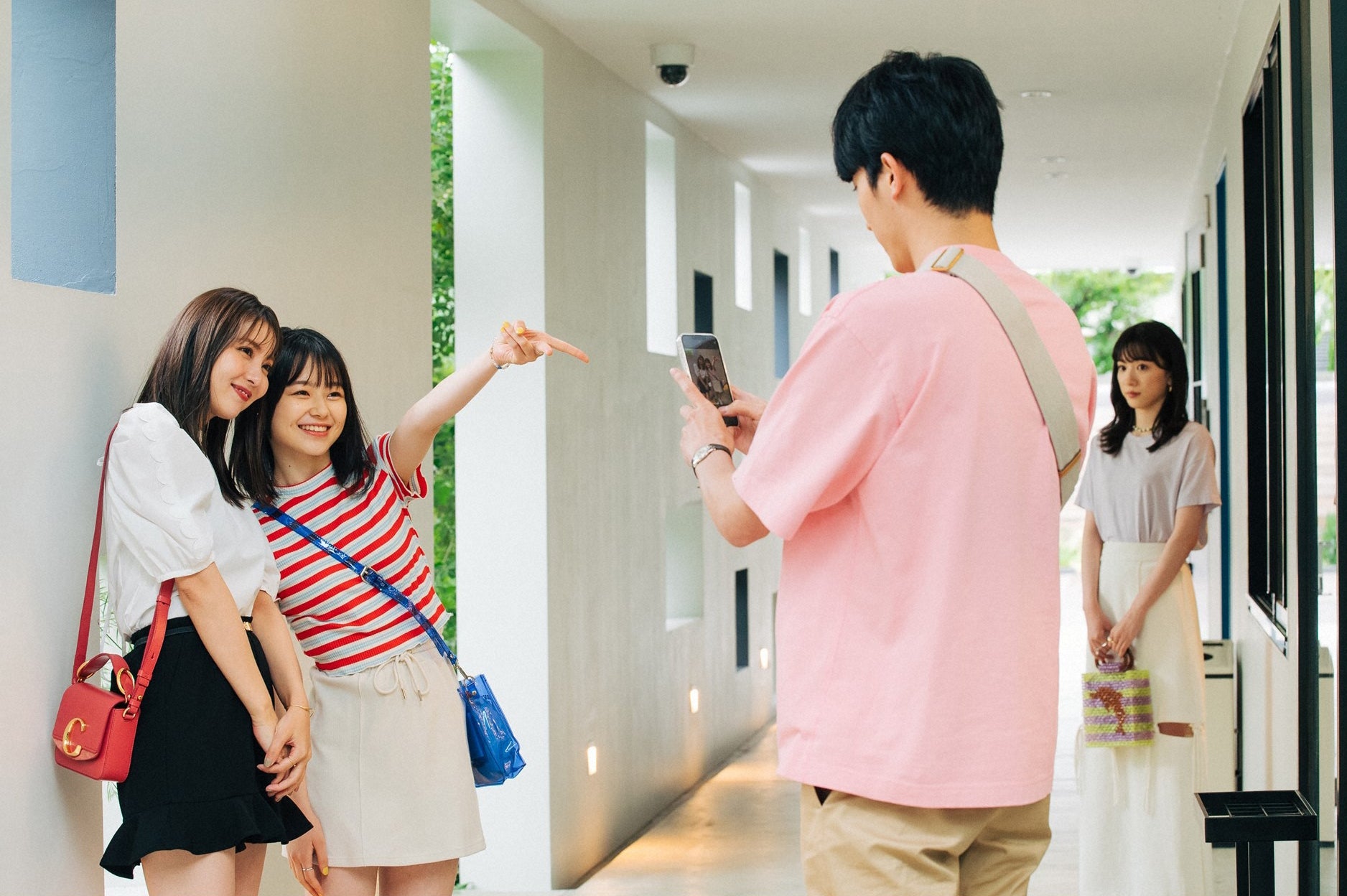 石川恋、武山瑠香、杉野遥亮、永野芽郁／「ユニコーンに乗って」第2話より（C）TBS