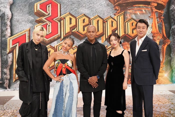 SKY-HI、RIEHATA、Travis Payne、MEGUMI、加藤浩次(C)日本テレビ