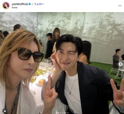 YOSHIKI Instagramより
