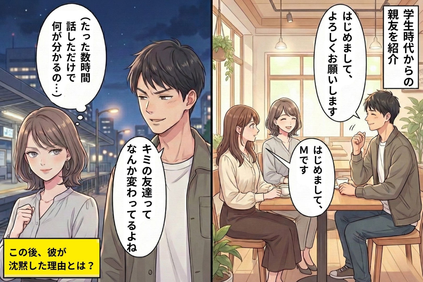 彼「君の友達って変わってるよね」私の友人を見下す彼→彼が沈黙した理由とは