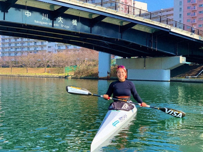 瀬立モニカ選手 (提供写真)