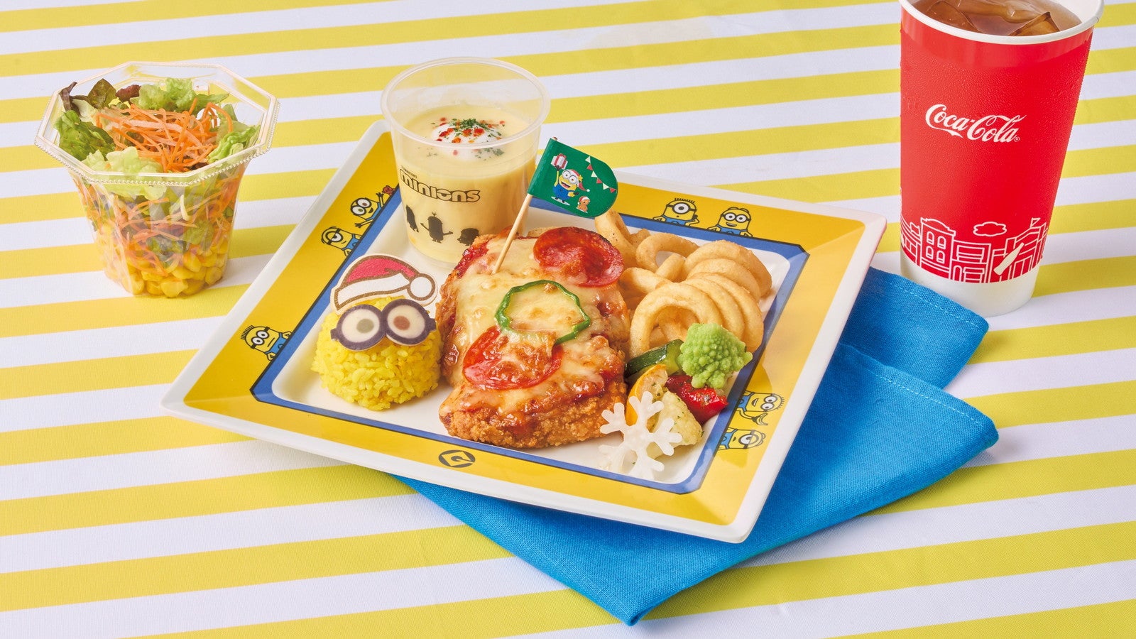 ボブのホリデーピザチキンプレート／画像提供：ユニバーサル・スタジオ・ジャパン