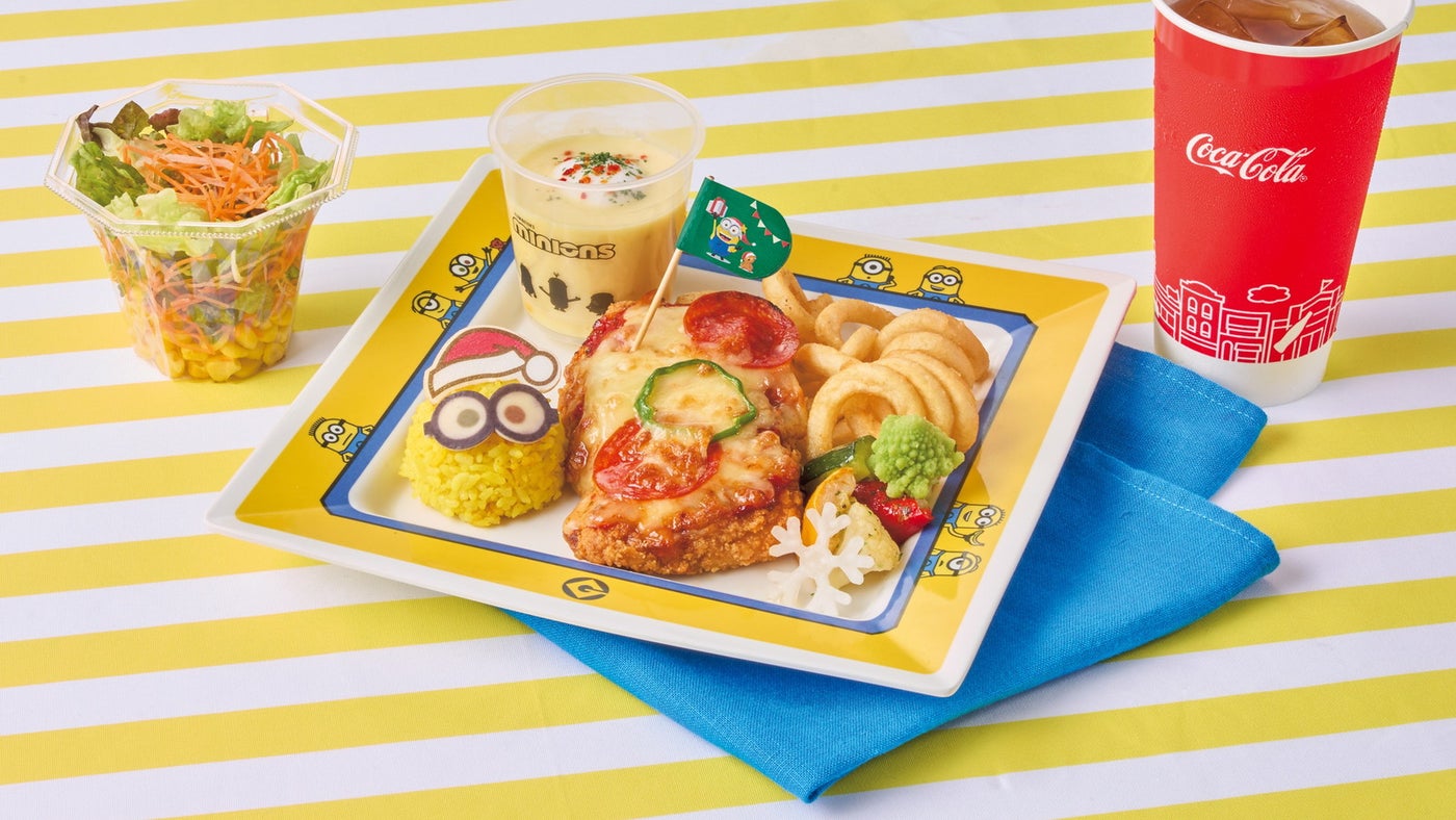 ボブのホリデーピザチキンプレート／画像提供：ユニバーサル・スタジオ・ジャパン