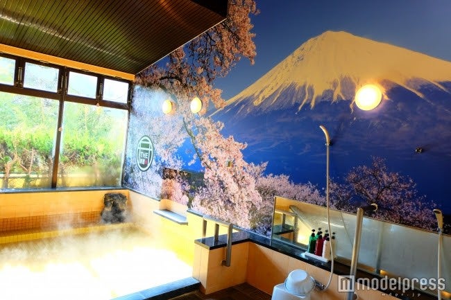 源泉掛け流しの天然温泉／画像提供：TRT