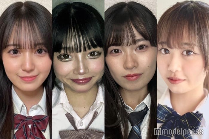 「女子高生ミスコン2023」中部エリア暫定上位4人