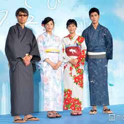 （左から）熊澤尚人監督、石井杏奈、芳根京子、寛一郎（C）モデルプレス