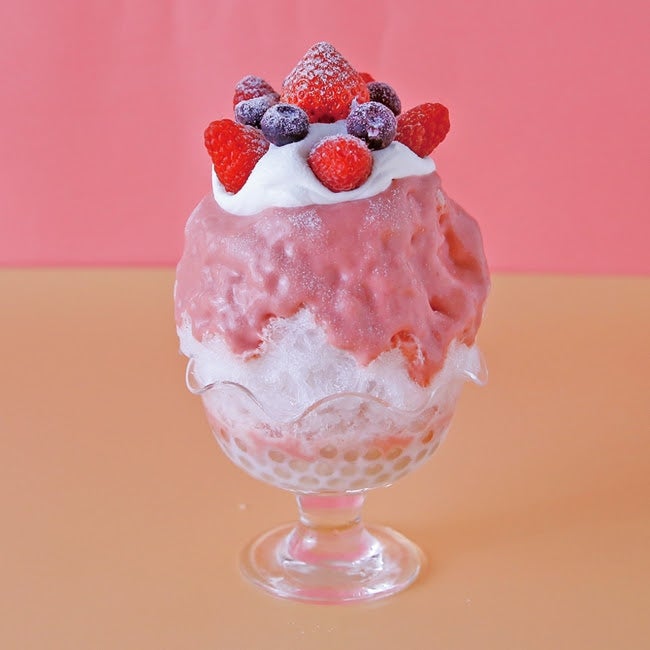 苺みるくのタピオカかき氷　1360円／画像提供：ポトマック