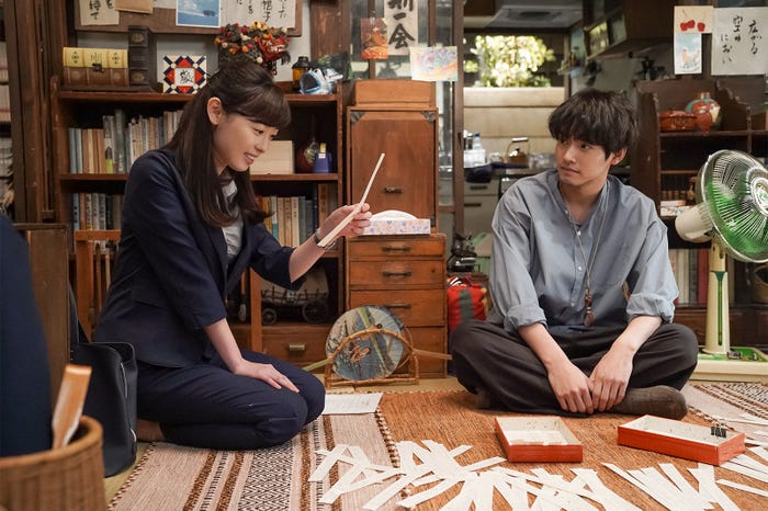 福原遥、赤楚衛二/「舞いあがれ!」第77話(C)NHK
