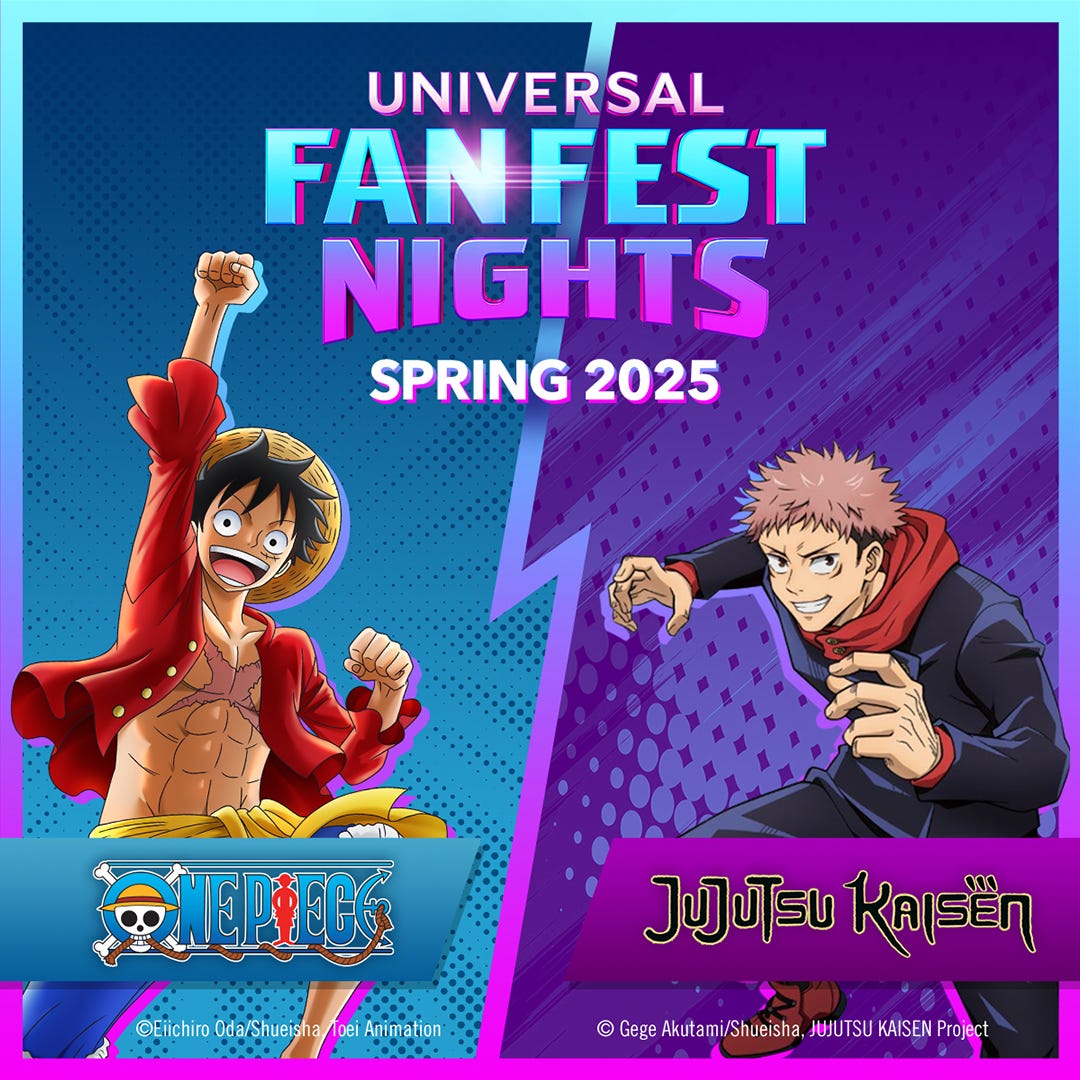 「ONE PIECE」「呪術廻戦」のリアル体験がユニバーサル・スタジオ・ハリウッドに上陸 グリーティングやコラボグッズも