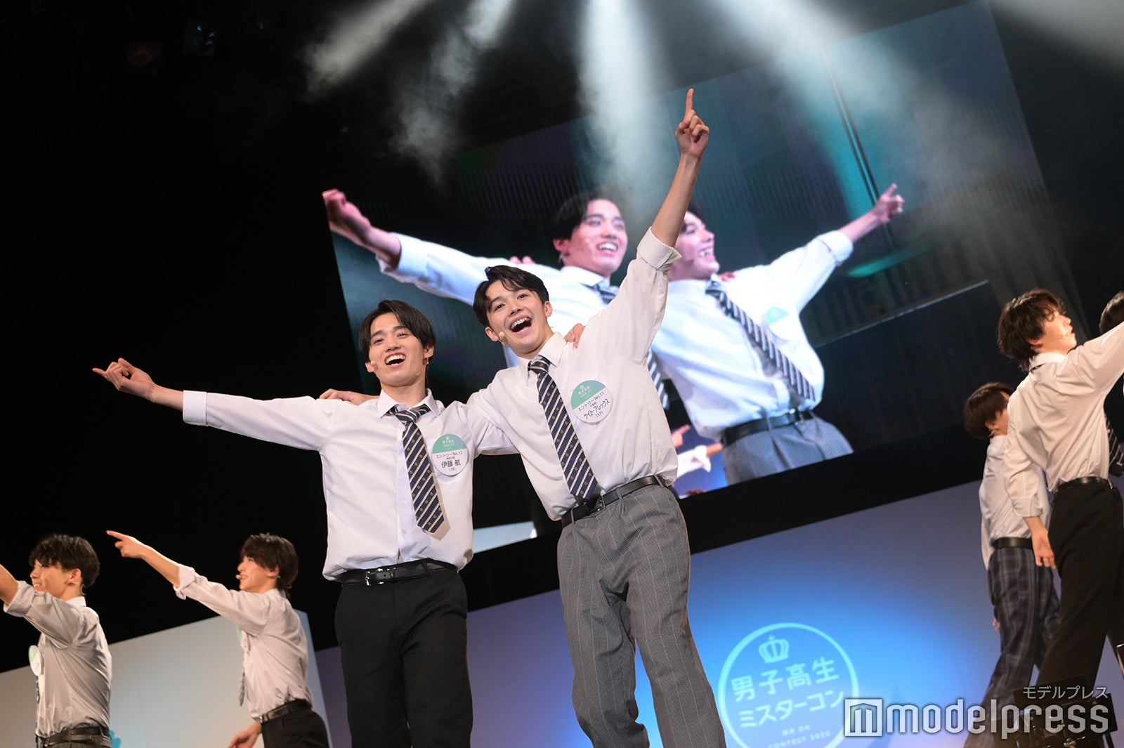 「男子高生ミスターコン2023」審査結果発表の様子（C）モデルプレス