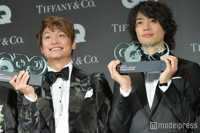 斎藤工 稲垣 草なぎ 香取製作映画に出演打診 Gq Men Of The Year 17 モデルプレス