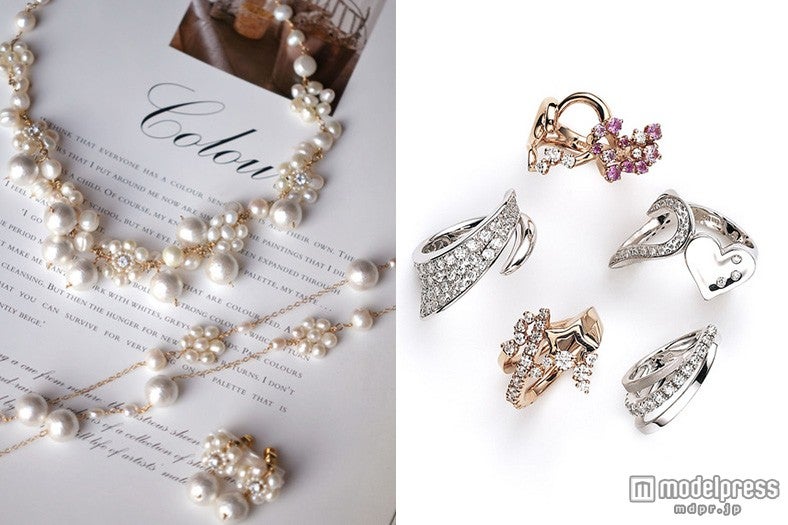 大粒パール、個性派リングがトレンドの兆し