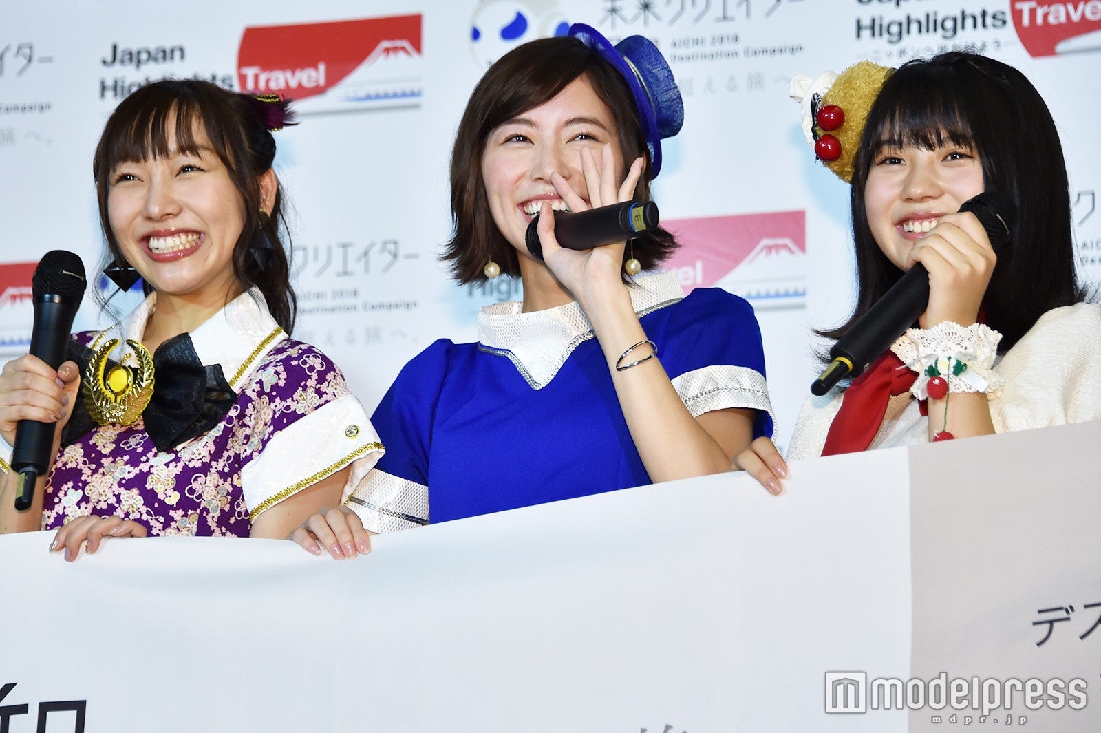 須田亜香里、松井珠理奈、小畑優奈 （C）モデルプレス