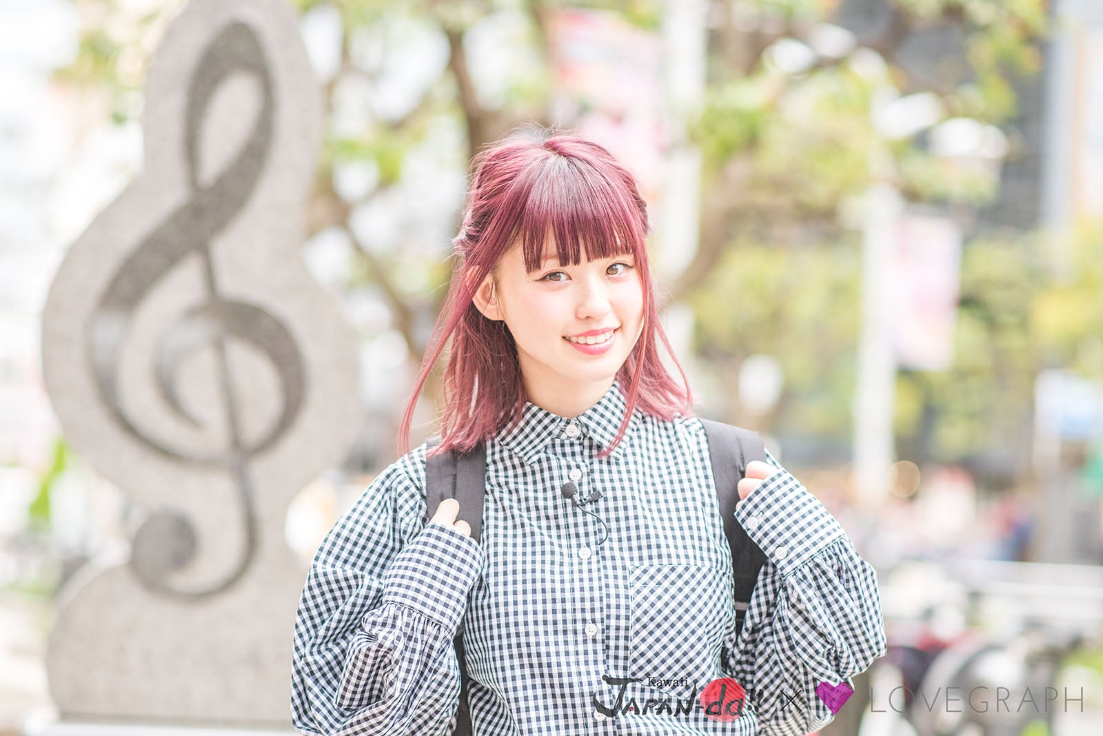 人気アニメの聖地巡礼へ　やのあんながオープニング映像を再現