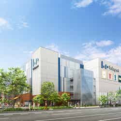 「三井ショッピングパーク ららぽーとTOKYO-BAY北館建替え計画」外観CG