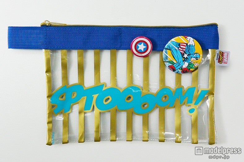 マーベル・キャプテンアメリカ／ビニールポーチ（税抜き￥2600）（C）Marvel2015
