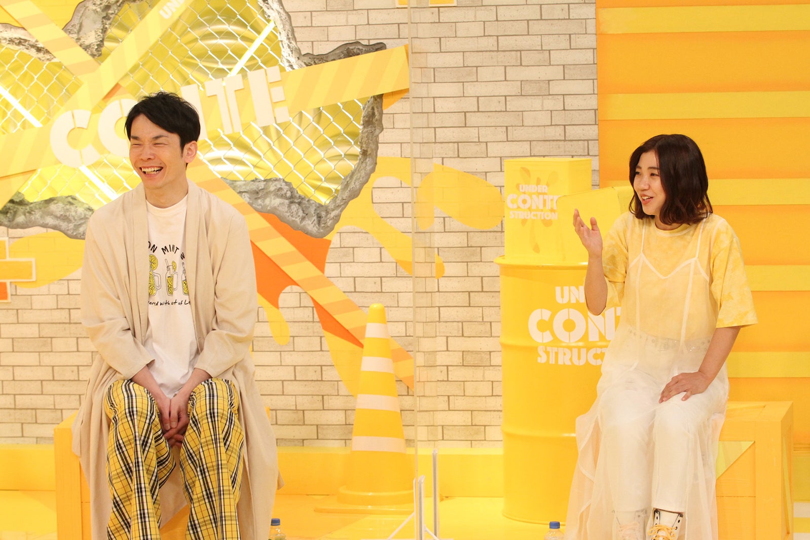 濱家隆一、福田麻貴（C）フジテレビ