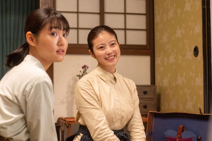 原菜乃華、今田美桜「あんぱん」第81話(C)NHK