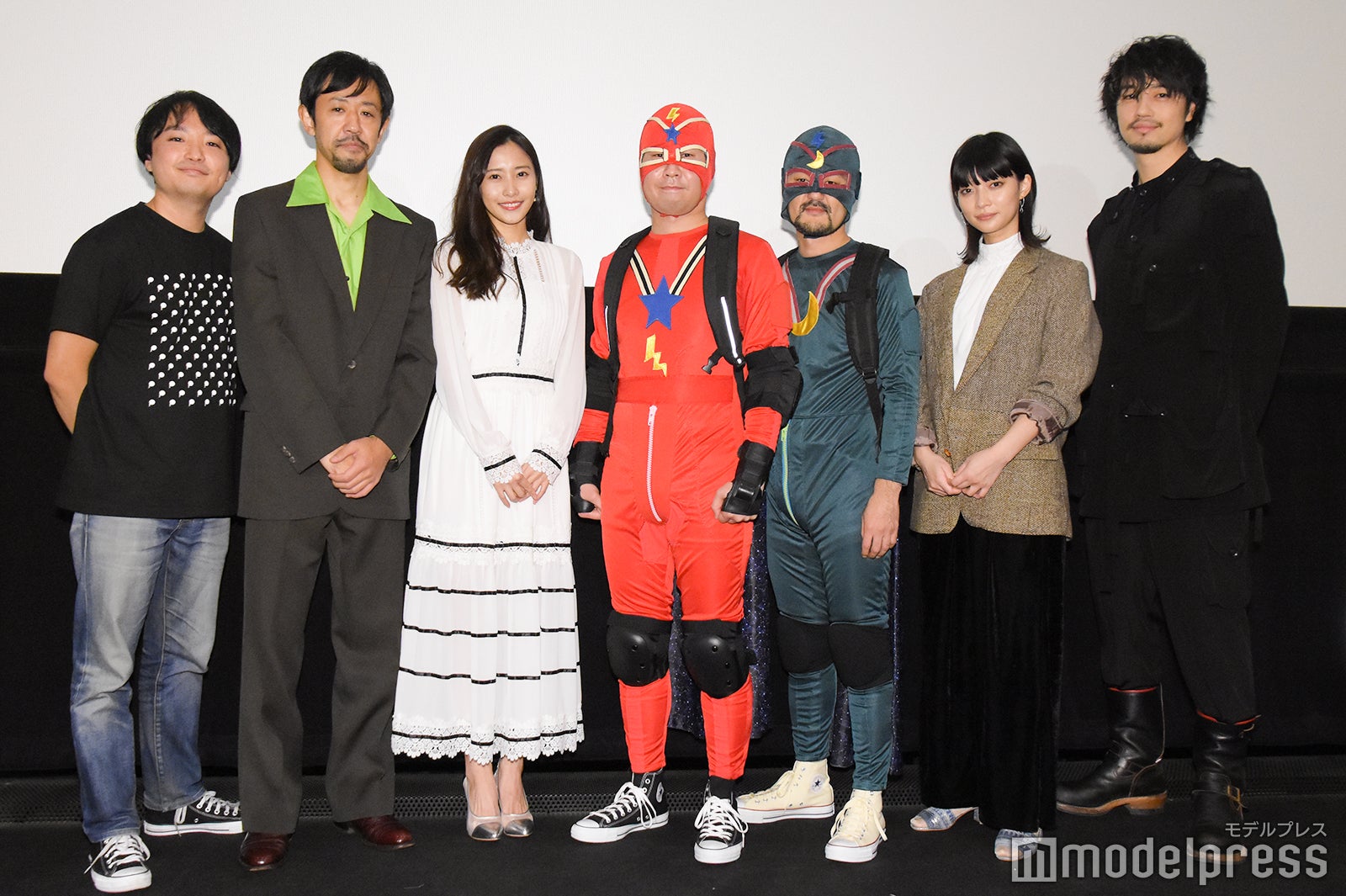 宇賀那健一監督、濱津隆之、佐野ひなこ、前野朋哉、芹澤興人、田中真琴、斎藤工（C）モデルプレス