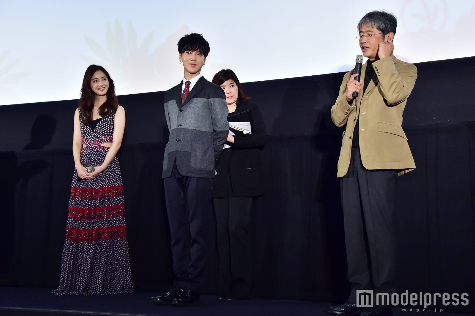 佐々木希、イェソン、朝原雄三監督 （C）モデルプレス