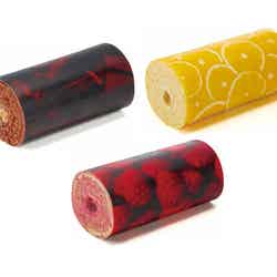 <レ・フレール・イバーブー> レ ルーレ ショコラ プティ(1本)、レ ルーレ フリュイ ルージュ プティ(1本)、レ ルーレ シトロン プティ(1本) 各7,560円/提供画像