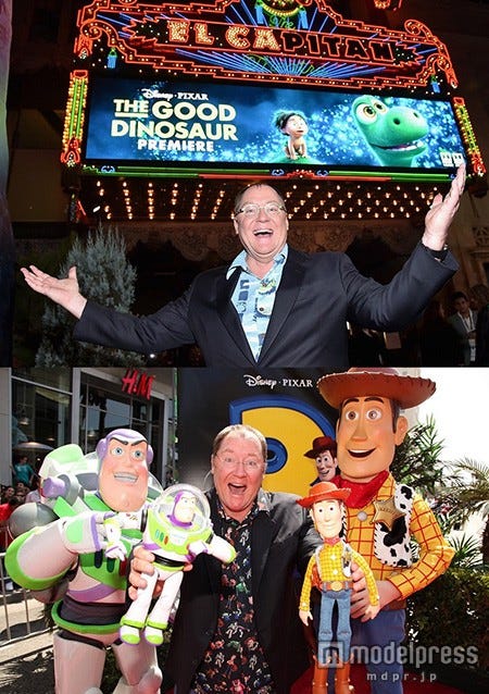 ディズニー「アーロと少年」ワールドプレミア開催／製作総指揮のジョン・ラセター（C） 2015 Disney／Pixar． All Rights Reserved．【モデルプレス】