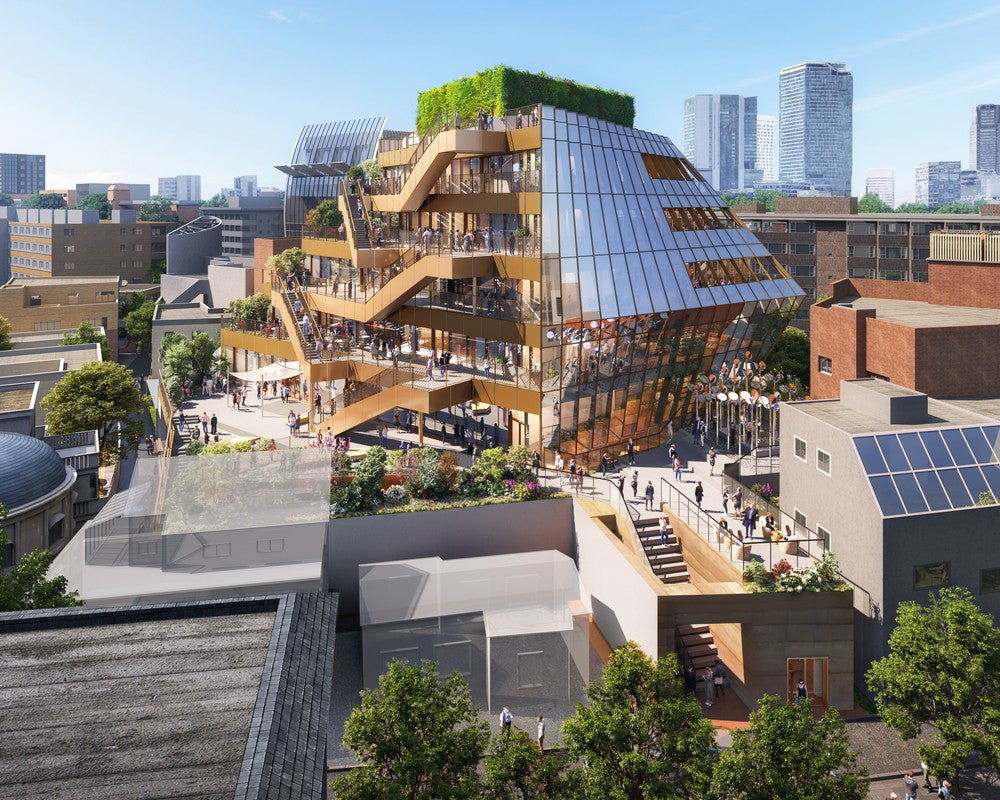 新生「原宿クエスト」2025年春開業　“二面性”のあるデザイン＆開放的なテラスも整備