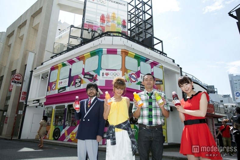 左から：倉本美津留氏、西山茉希、為末大、福田萌