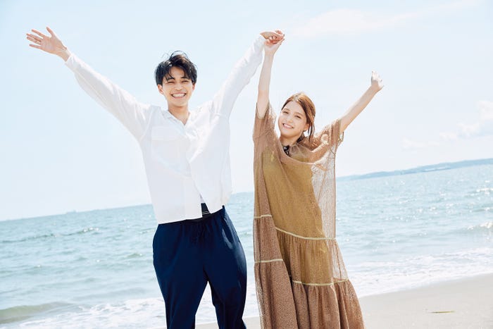 中田圭祐、川島海荷/「私たち結婚しました3」(C)AbemaTV, Inc.