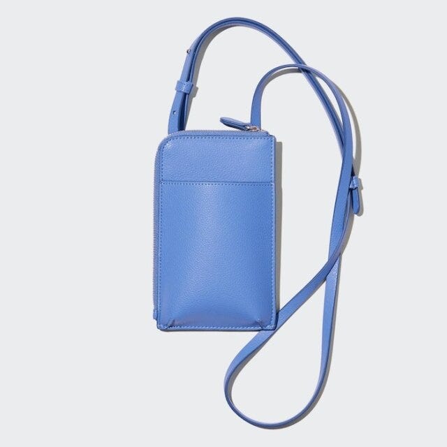 ユニクロ　高見えバッグ　お宝級　レザータッチウォレットショルダーバッグ