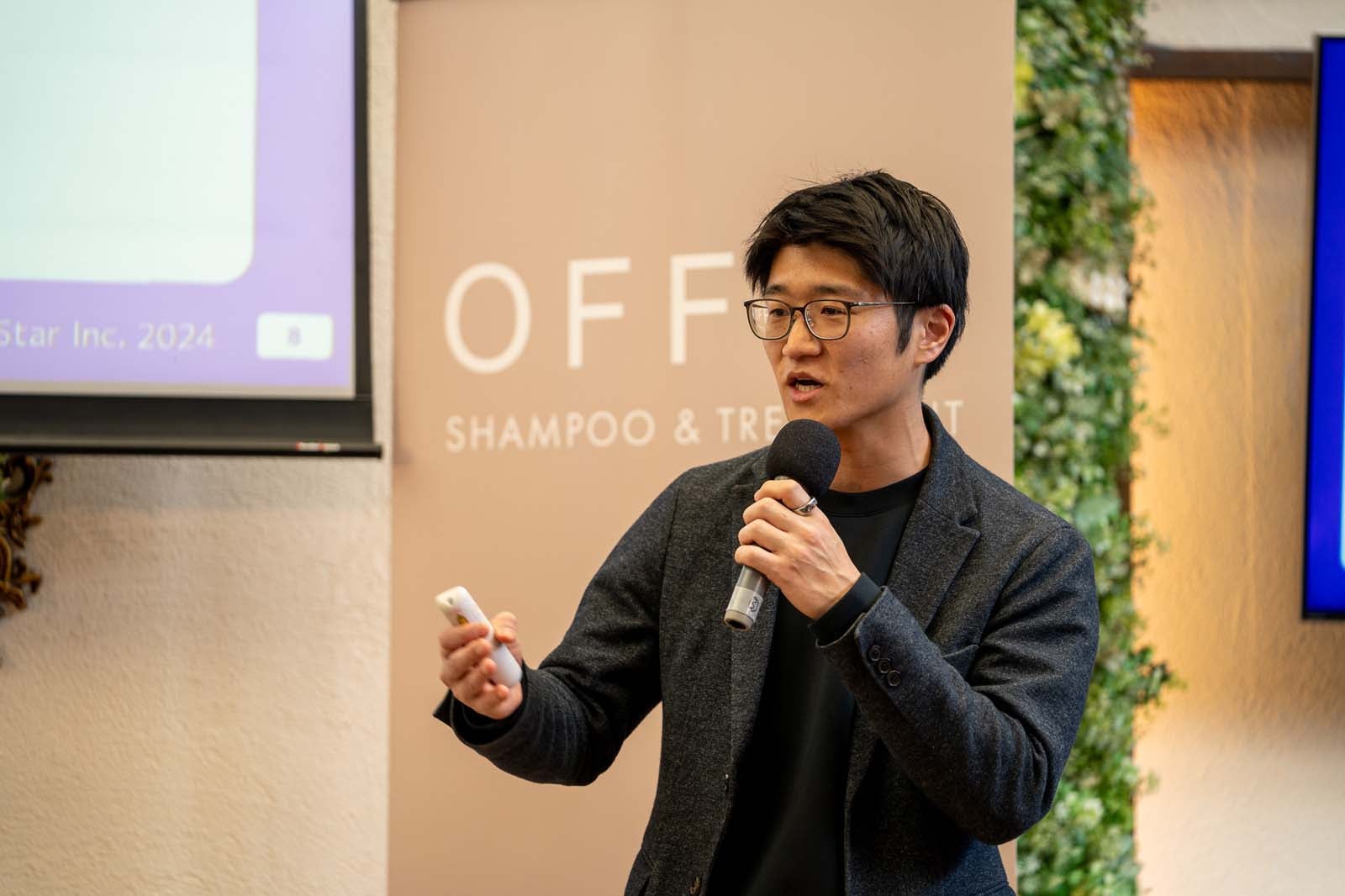 新製品発表会の様子（提供写真）