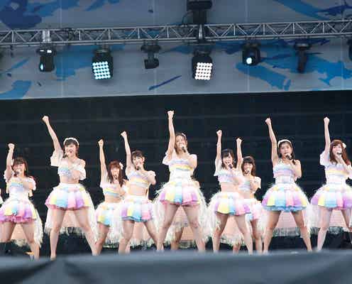 SKE48、5年ぶり「a-nation」でヒットナンバー続々披露 浜崎あゆみと「同じステージに立てることが嬉しい」<セットリスト>