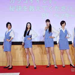 左から:堀内敬子、安藤サクラ、ベッキー、江角マキコ、本田翼、森カンナ