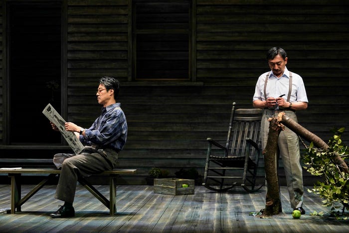 (左から)堤真一、山崎一/撮影:細野晋司