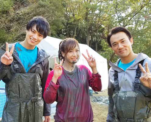 AKB48大家志津香&鈴木伸之&小澤雄太、緊急事態に奮闘「池の水ぜんぶ抜く」史上最大の“怪魚”も登場