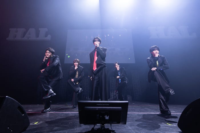 八村倫太郎、金子隼也、石原颯也、高橋颯、小西詠斗「Horipro Actors Live~episode 4~」撮影:Ryuya Amao