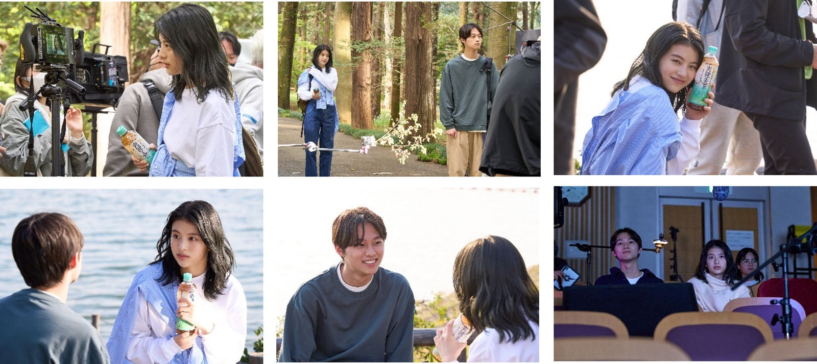 「爽健美茶 私を、前へ。」篇 撮影エピソード（提供写真）