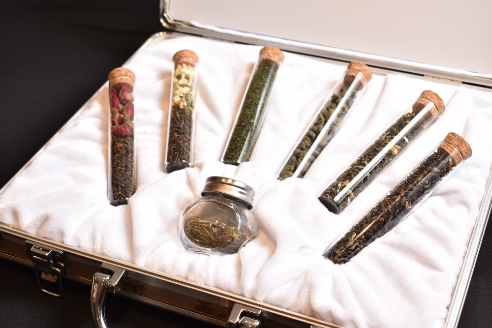 選べる7種のお茶／画像提供：くり松