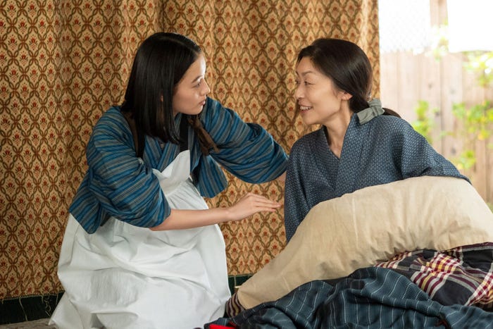 上坂樹里、内田慈「風、薫る」第80話(C)NHK