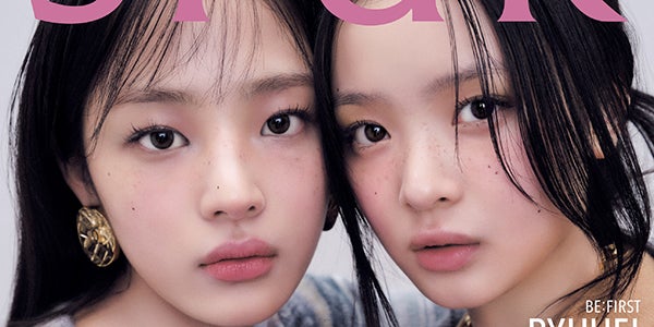 NewJeansミンジ＆ハニ、アンバサダー衣装纏い「SPUR」2人で初表紙 互い